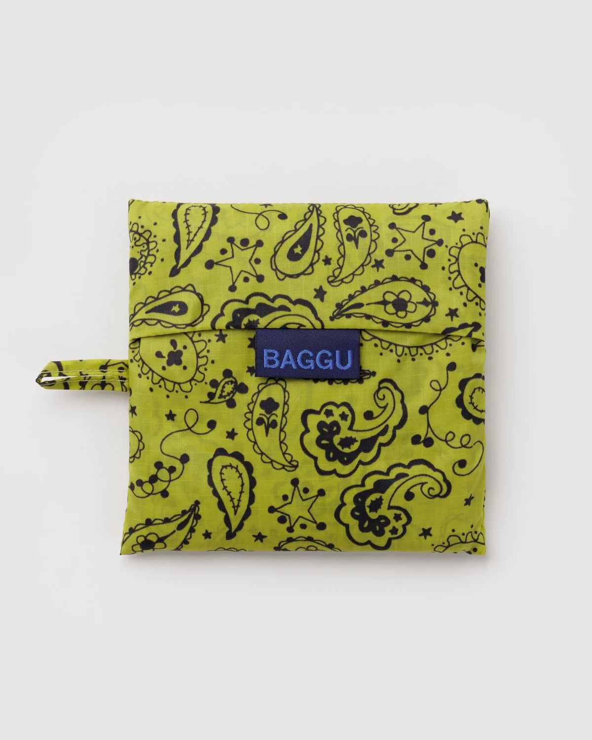 Chartreuse Paisley Reusable Bag