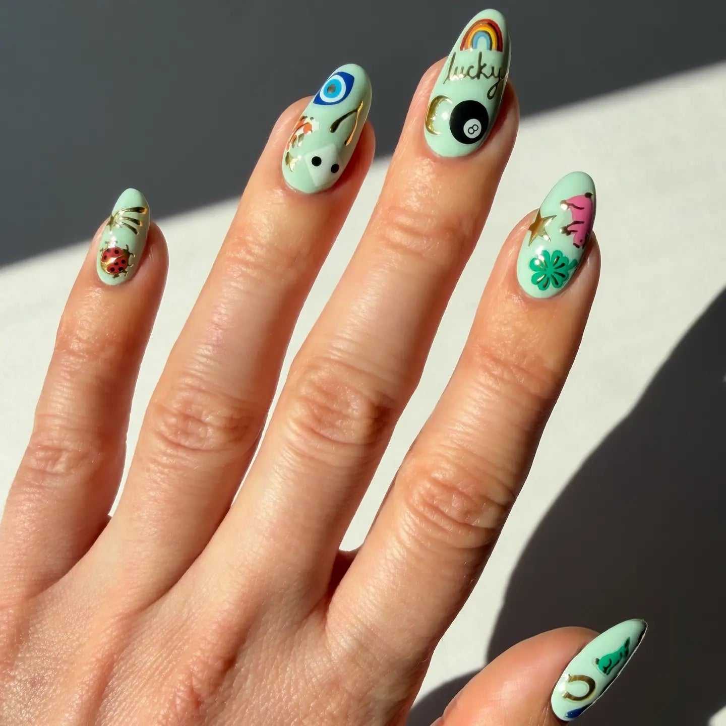 Good Fortune Nail Stickers
