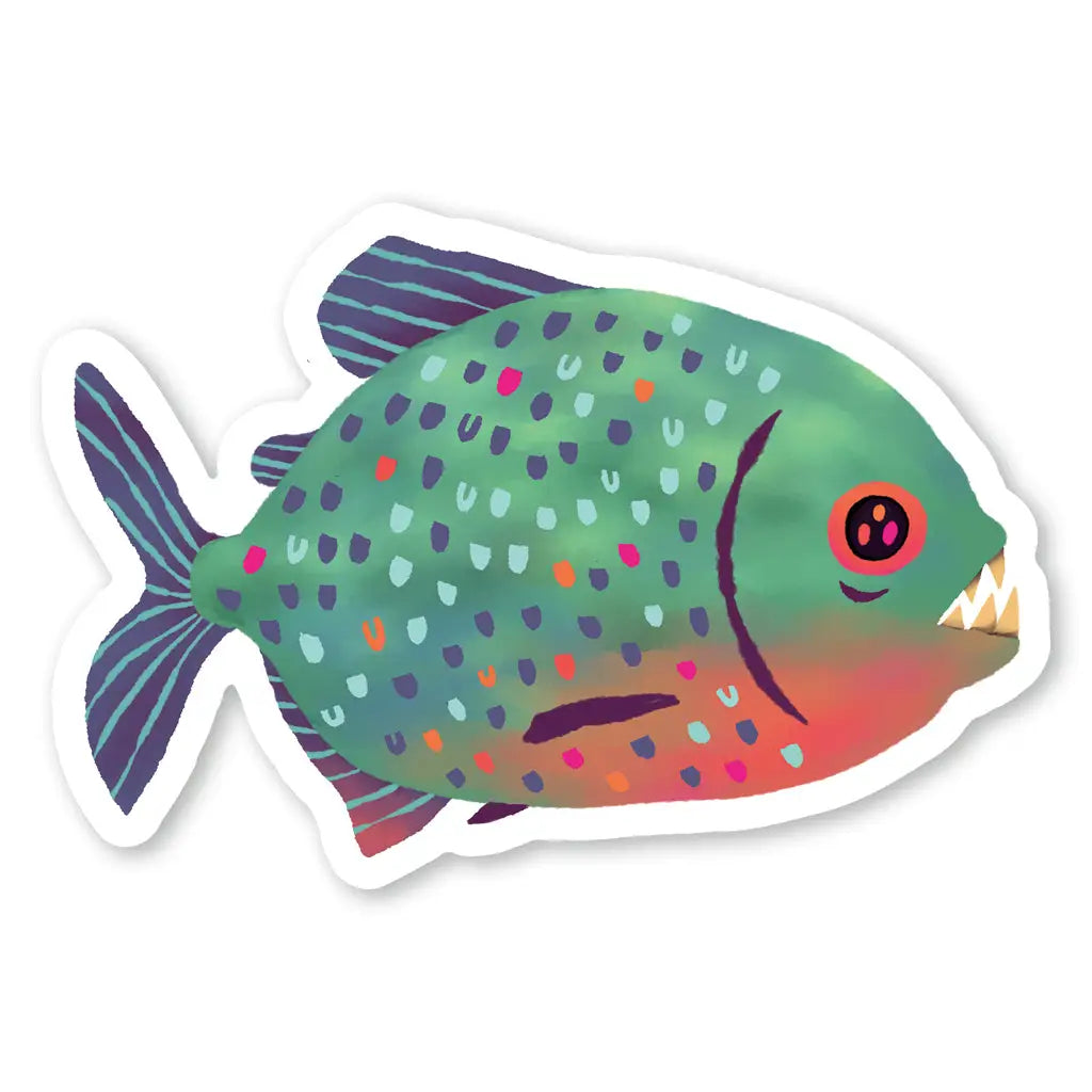 Piranha Sticker