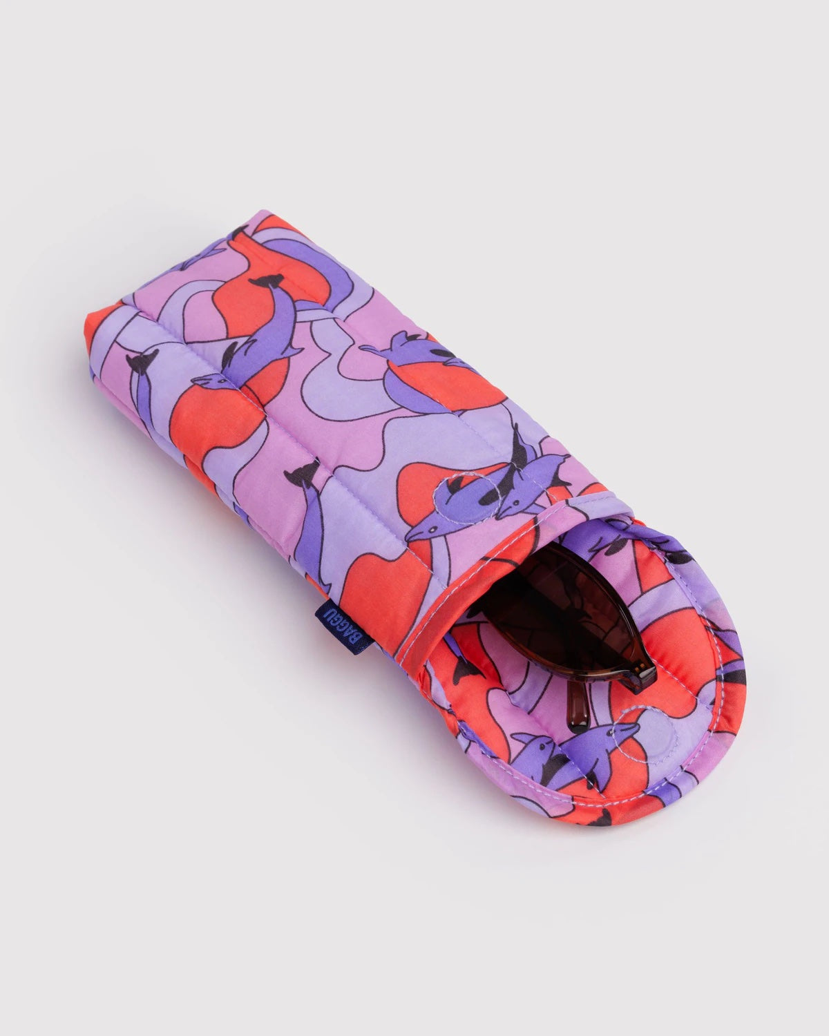 Dolphins Baggu Puffy Glasses Sleeve