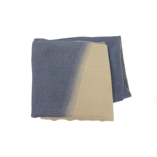 Chambray Ombre Pleated Scarf
