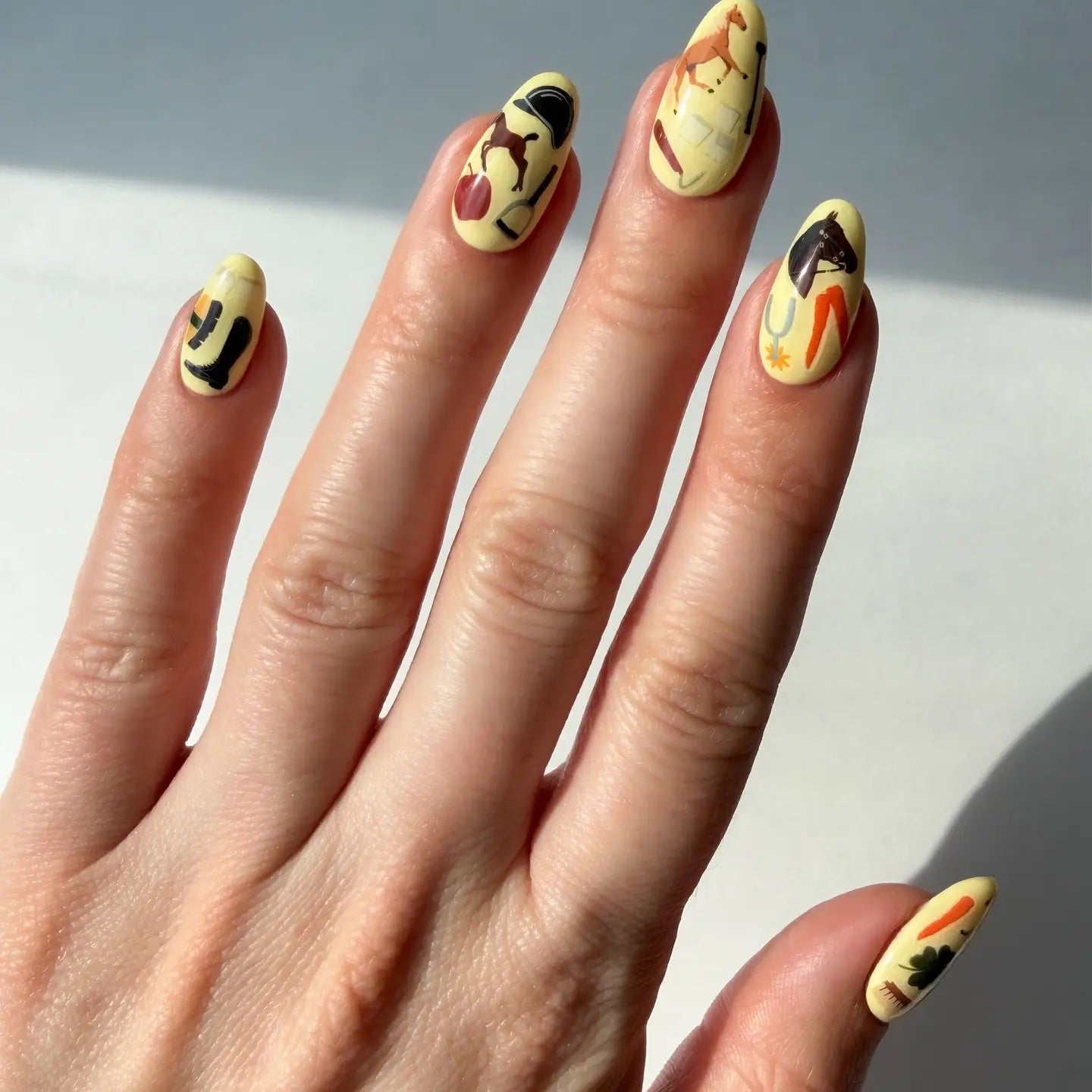 Horse Girl Nail Stickers