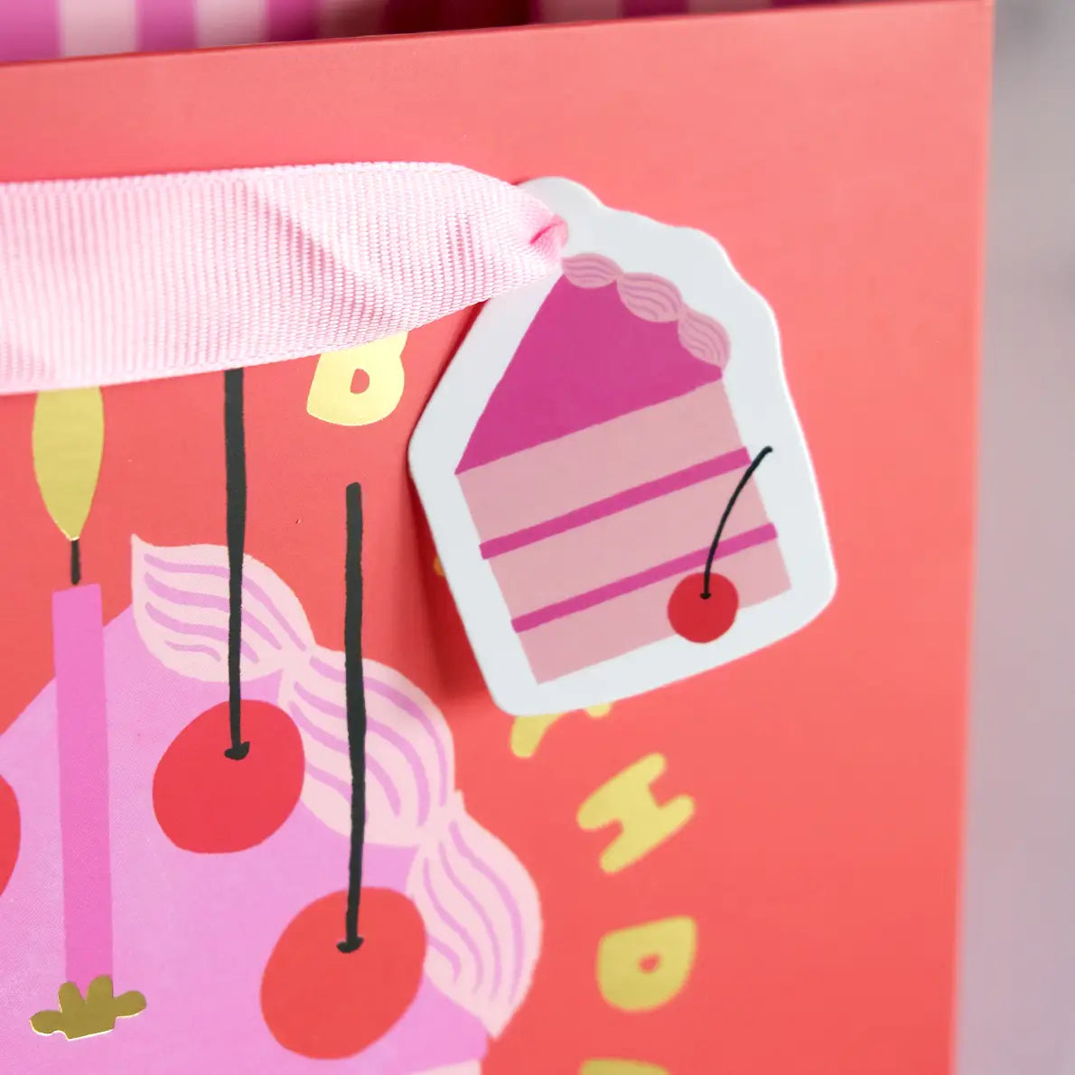 Cherry Cake Gift Bag