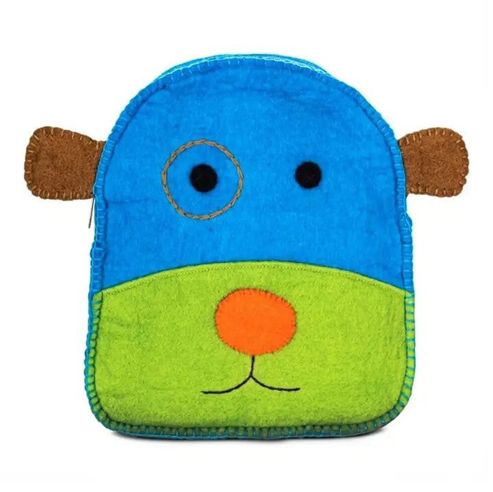 Felted Dog Toddler Backpack