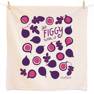 Get Figgy With It Swedish Dish Cloth & Tea Towel Set
