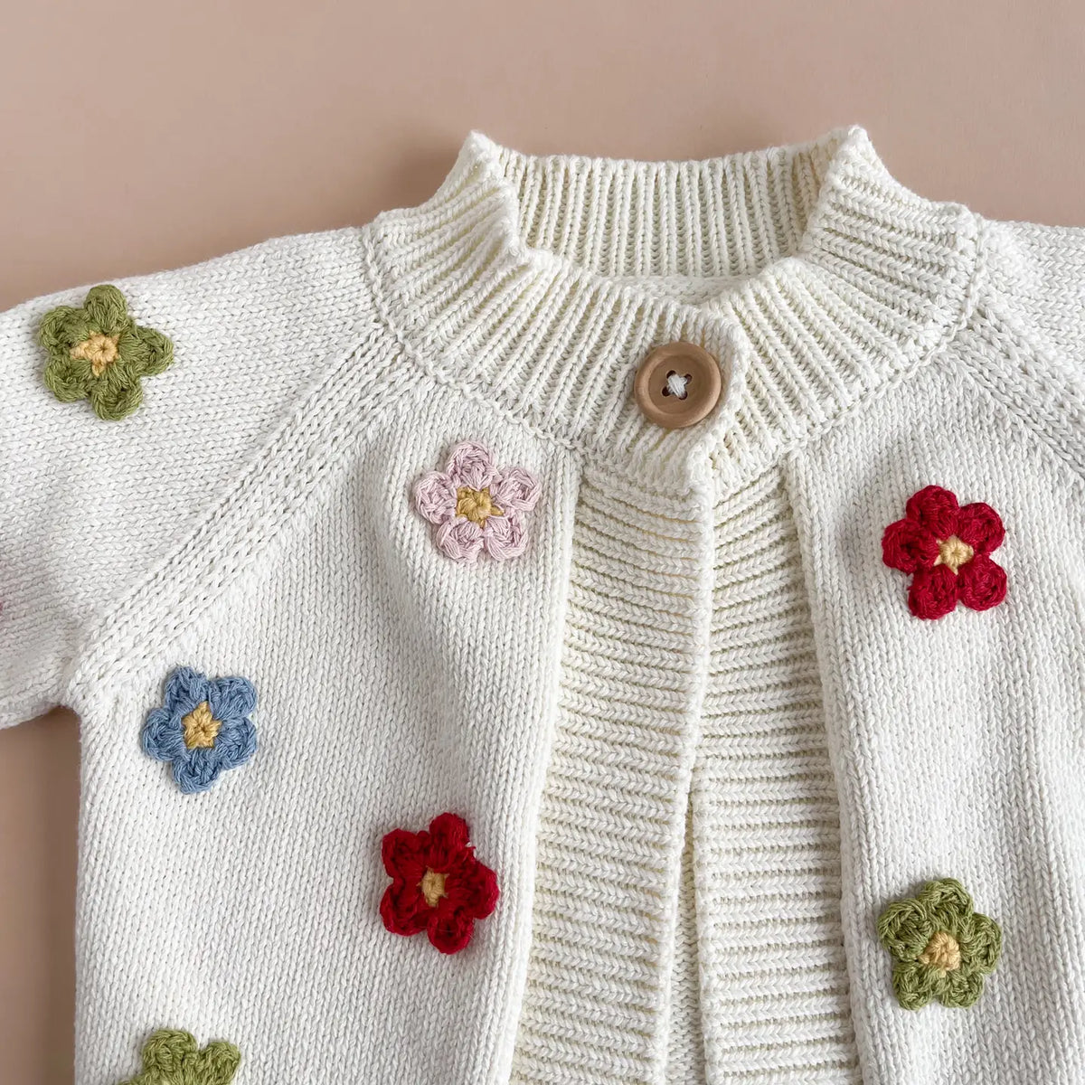 Multi Color Flower Cardigan