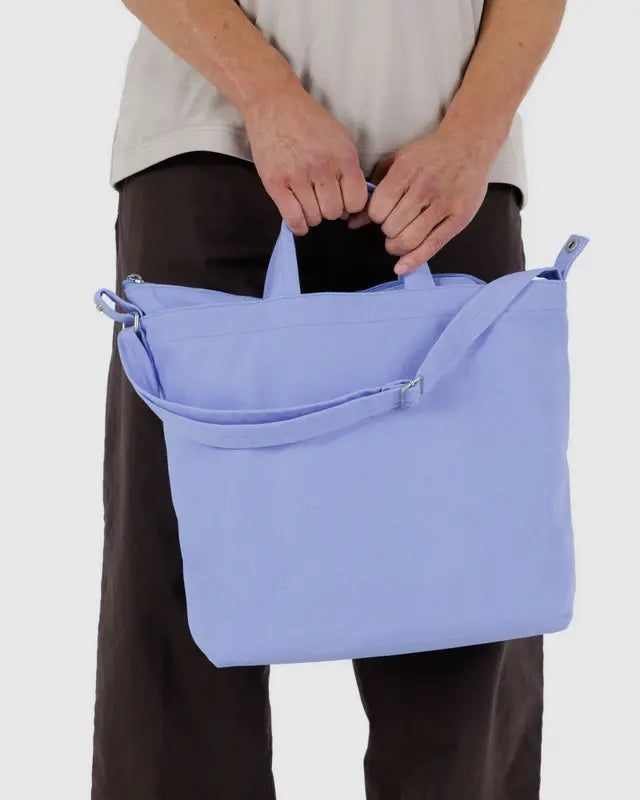 Horizontal Zip French Blue Baggu Duck Bag