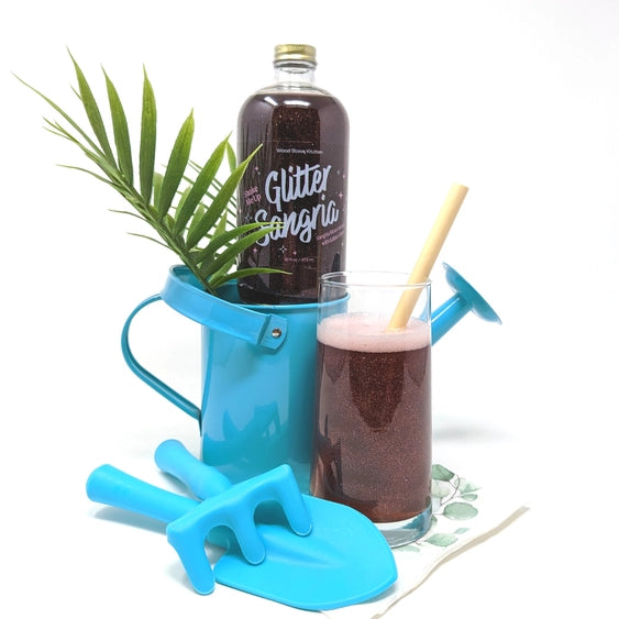 Peach & Strawberry Sangria Glitter Mixer - Ali's Wagon
