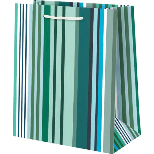 Green Stripes Gift Bag