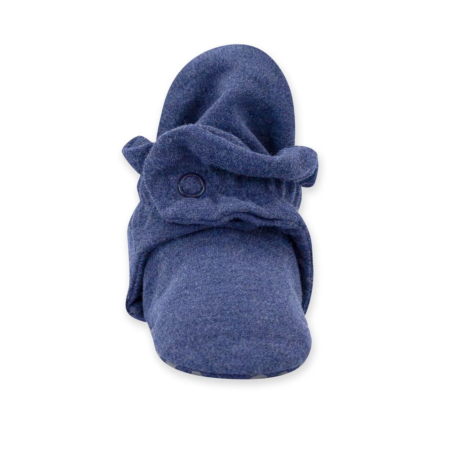 Heather Navy Cozie Fleece Gripper Bootie