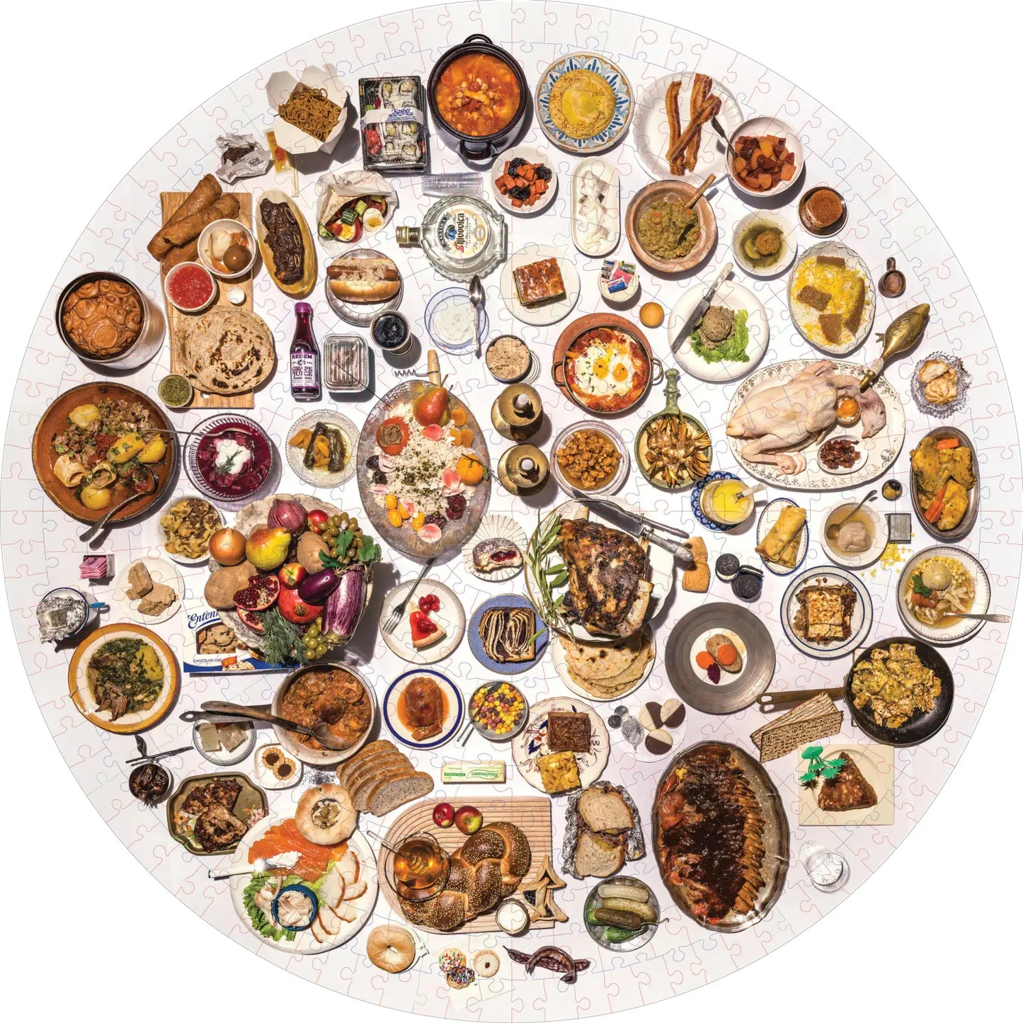 The 100 Most Jewish Foods: 500-Piece Puzzle