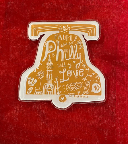 Philly Bell Acrylic Magnet