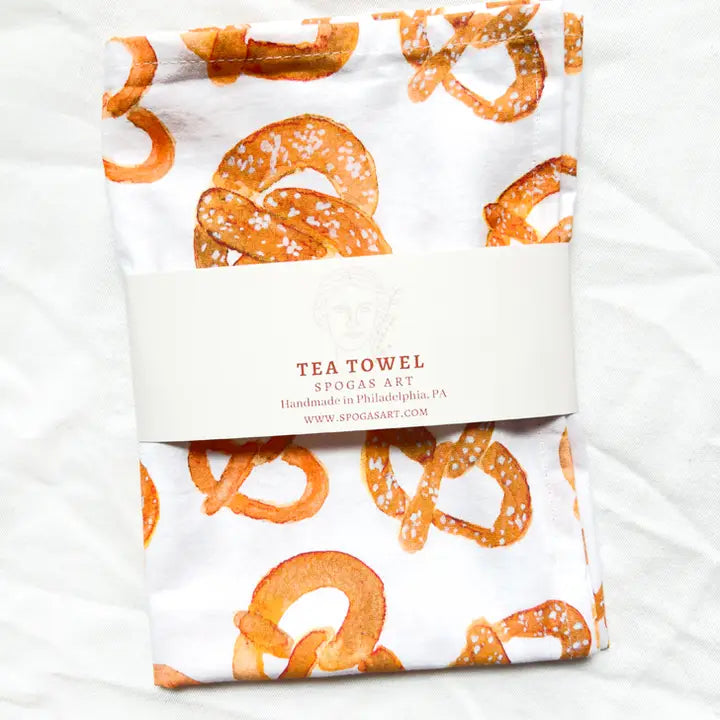 Pretzel Tea Towel
