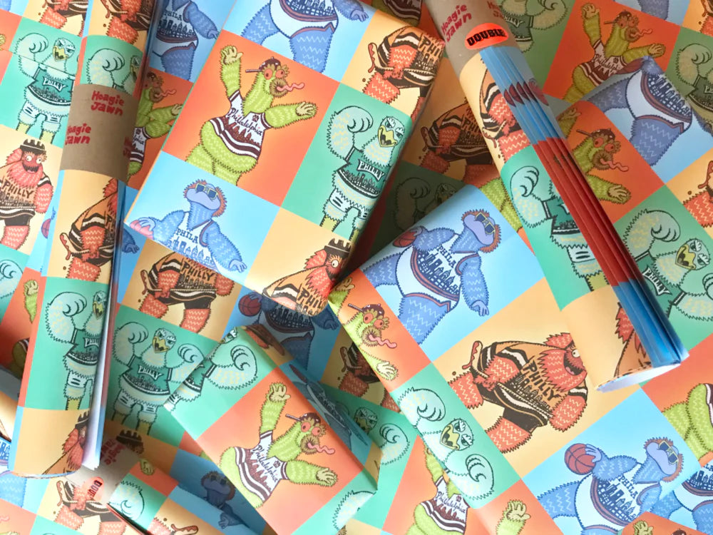 Philly Mascot Wrapping Paper
