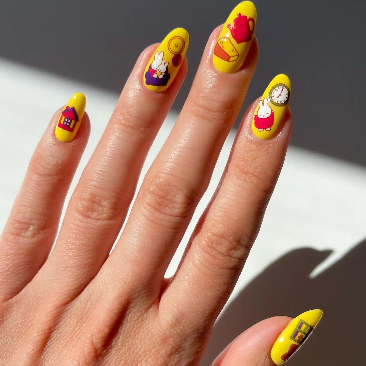 Miffy At Home Nail Stickers