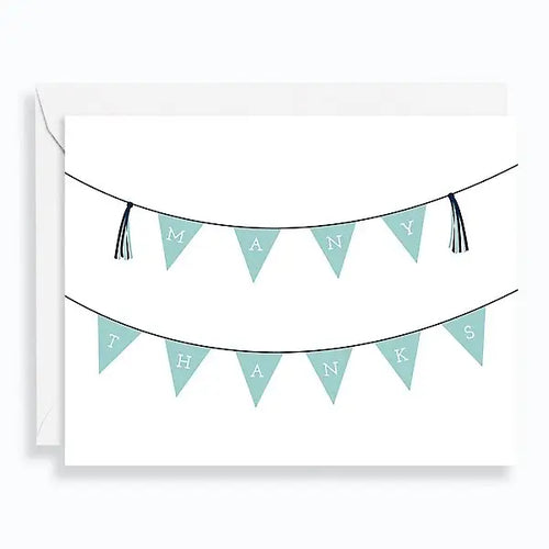 Pennant Many Thanks Boxed Cards