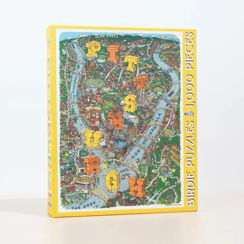 Pittsburgh Map 1000 Piece Puzzle