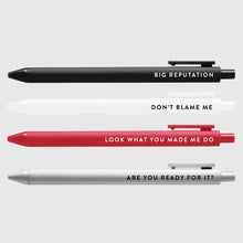 Load image into Gallery viewer, Reputation Swiftie Pen Set (Taylor&#39;s Version)