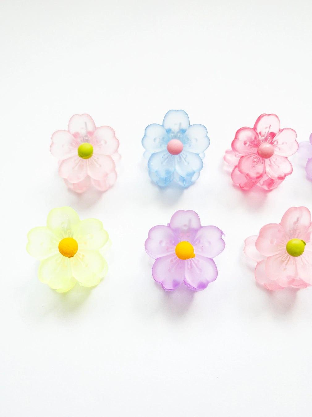 Sakura Flower Hair Clips