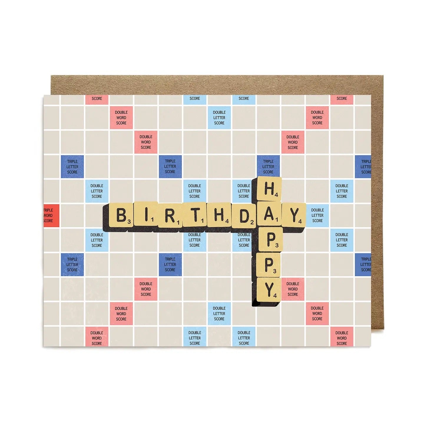 Scrabble Birthday Card