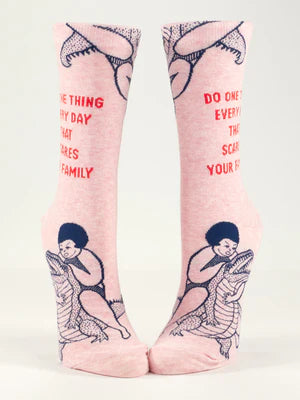 Scares Your Family Crew Socks