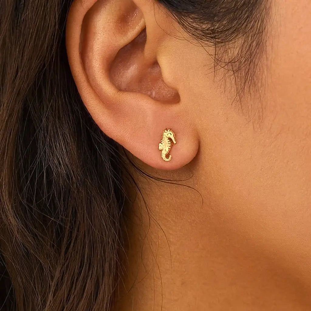 Seahorse Studs