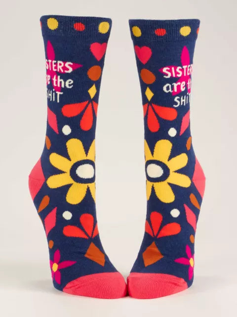 Sisters are the Shit Crew Socks - Ali's Wagon