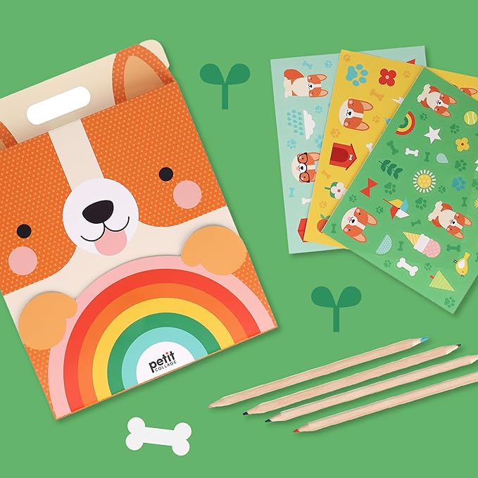 Carry Along Corgi Sketch Kit - Ali's Wagon