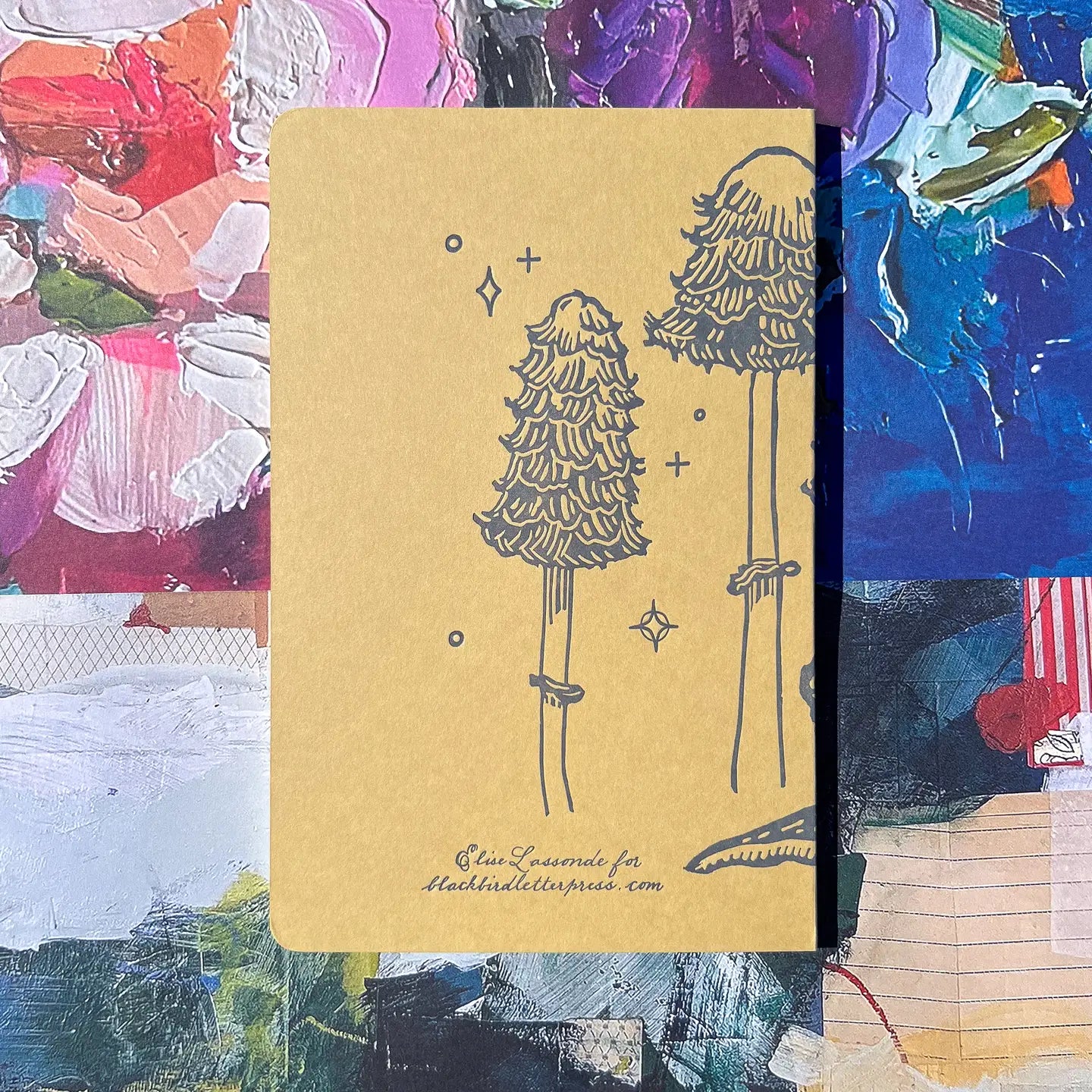 Snail and Mushroom Large Notebook