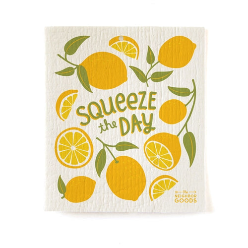 Squeeze the Day Lemon Swedish Dish Cloth