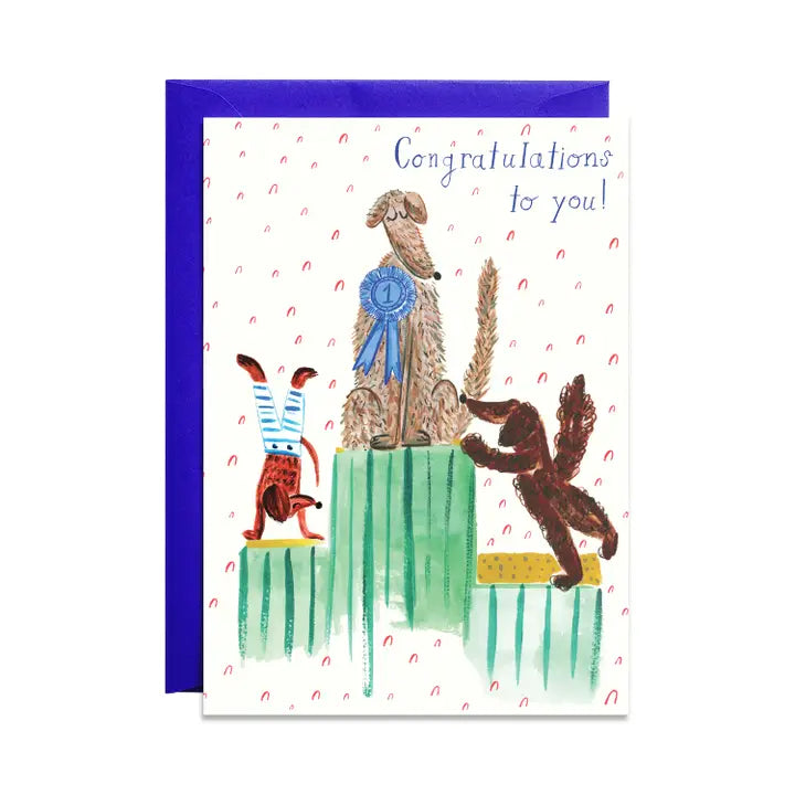 Westminster Dog Show Greeting Card