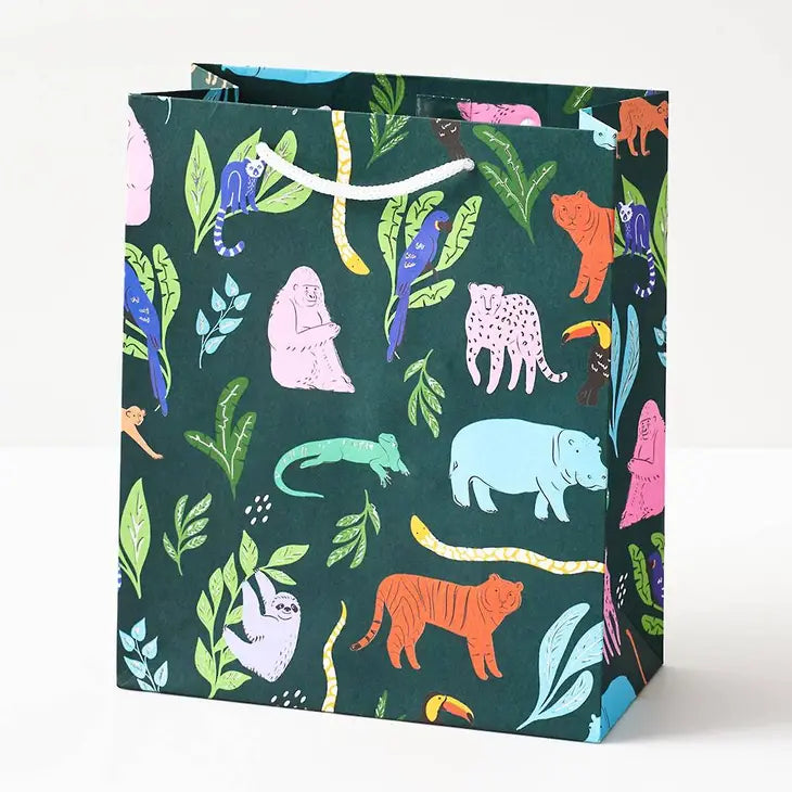 Tropical Jungle Animals Gift Bag - Ali's Wagon