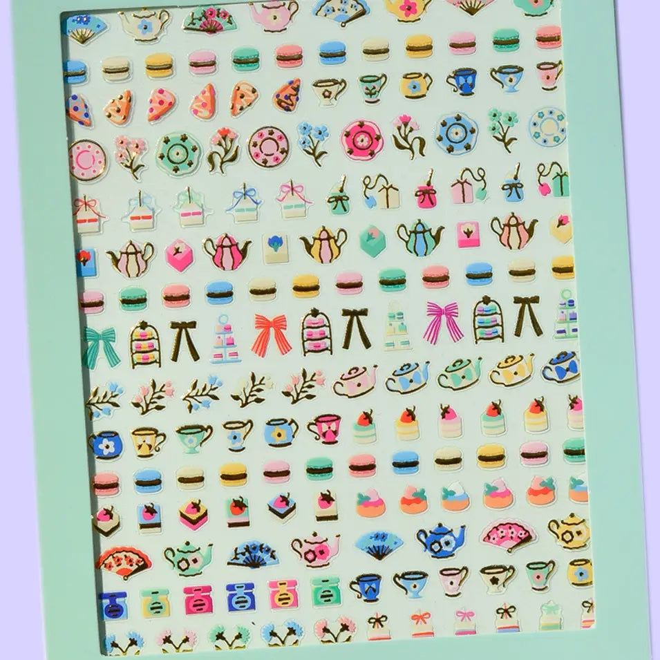 High Tea Nail Stickers