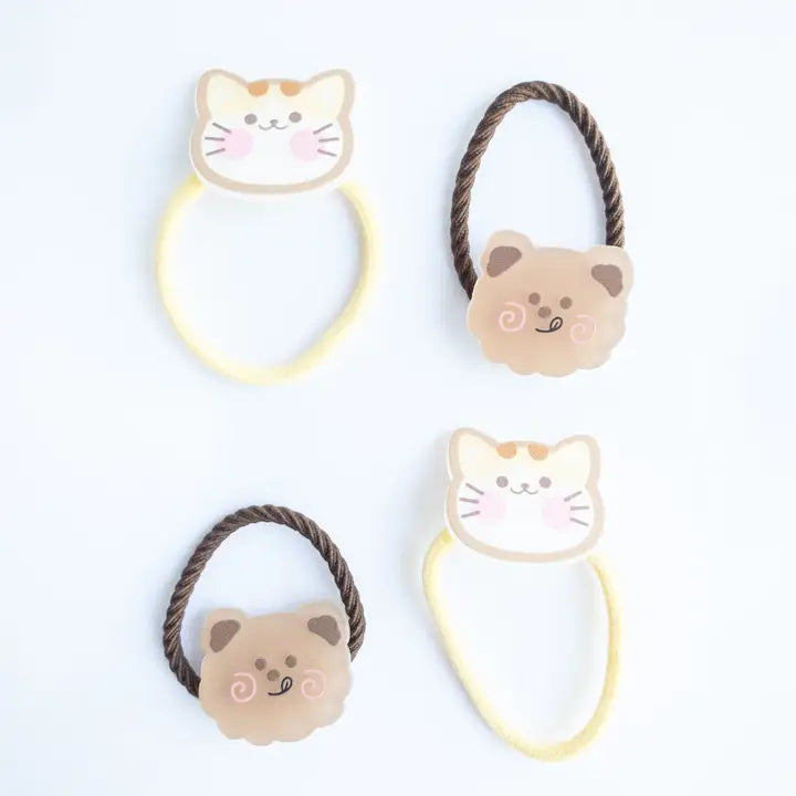 Catty Bear Hair Ties