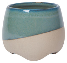 Load image into Gallery viewer, Turquoise Jewel Glaze Planter