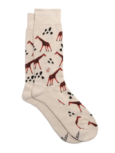 Unique Spots Socks That Protect Giraffes