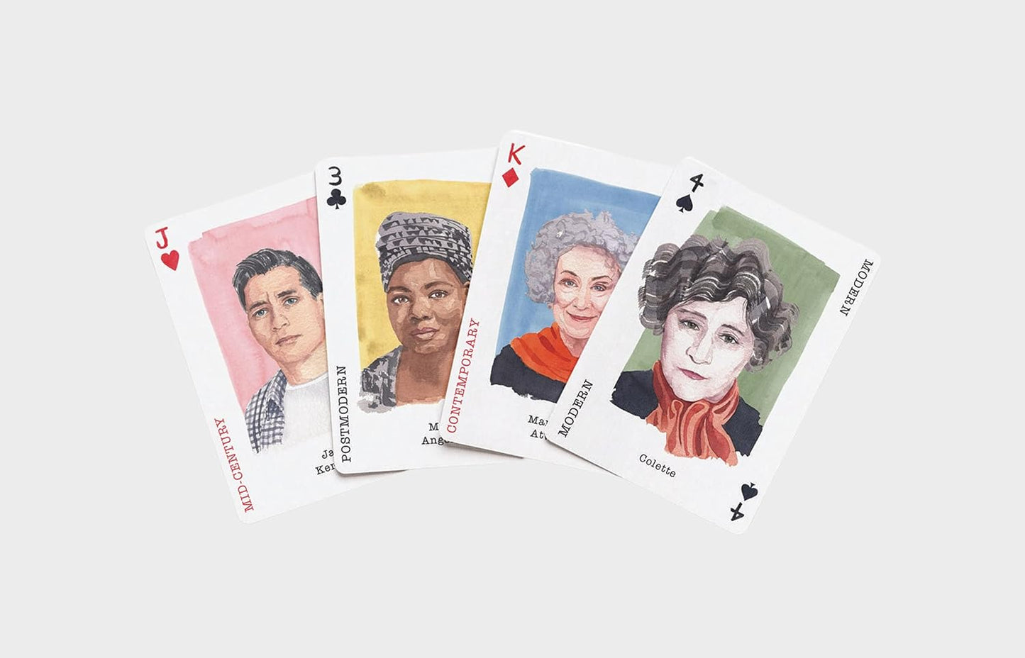 Genius Writers Playing Cards