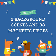 Load image into Gallery viewer, Party Animals Magnetic Play Set