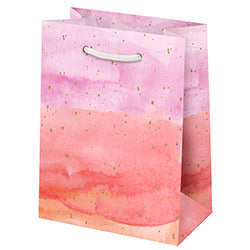 Pink Watercolor Small Gift Bag