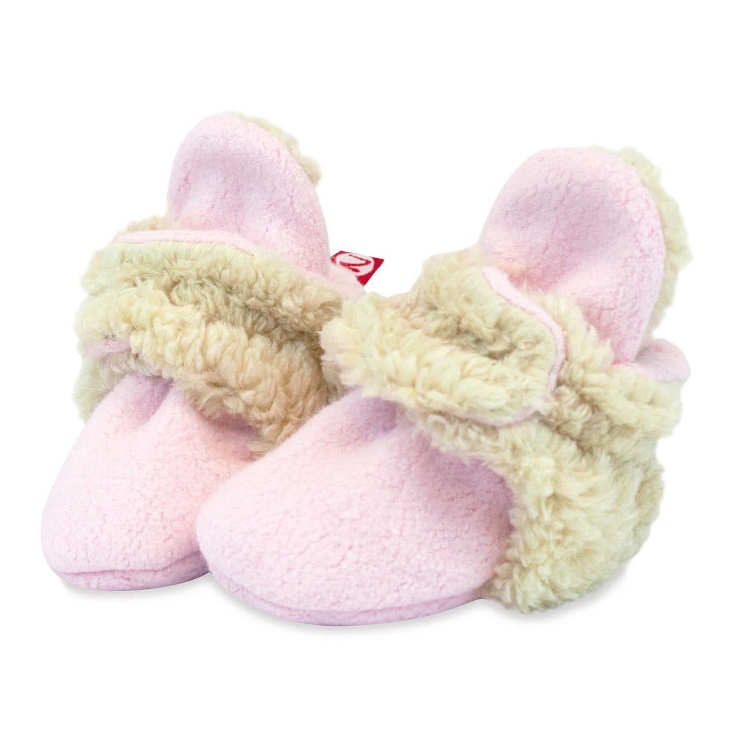 Baby Pink Cozie Fleece Furry Lined Bootie