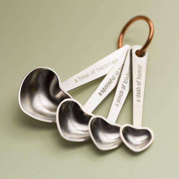 Heart Measuring Spoons  Tablespoons for Baking with Love – Beehive Handmade