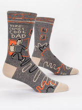 Load image into Gallery viewer, Here Comes Cool Dad Crew Socks