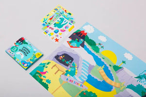 Dinos Pocket Sticker & Decor Set