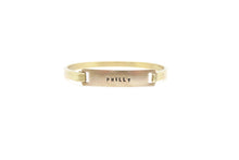 Load image into Gallery viewer, Philly Hand Stamped Brass Cuff