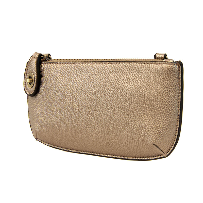 Metallic Light Bronze Mini Crossbody & Wristlet - Ali's Wagon
