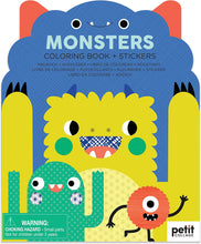 Load image into Gallery viewer, Monsters Coloring Book &amp; Stickers