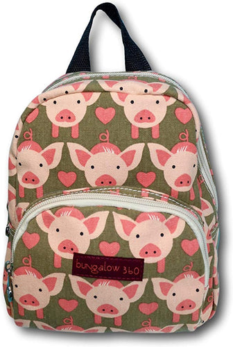 Pig Canvas Kids Backpack