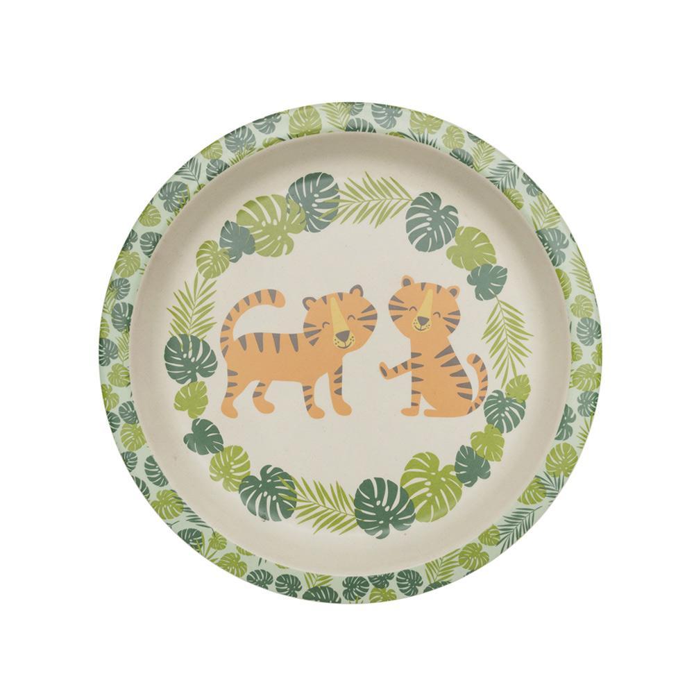 Tiger Bamboo Plate