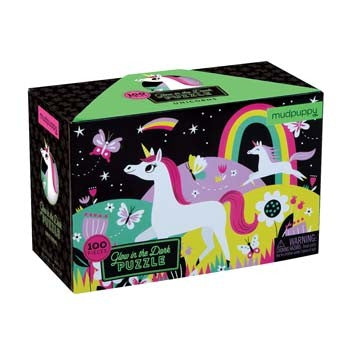 Unicorn Glow in the Dark Puzzle - Ali's Wagon
