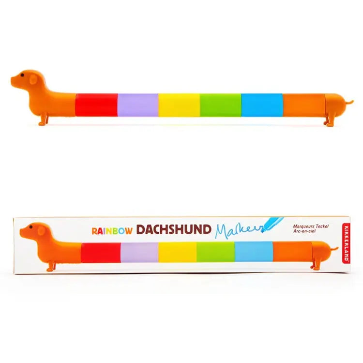 Rainbow Dachshund Marker